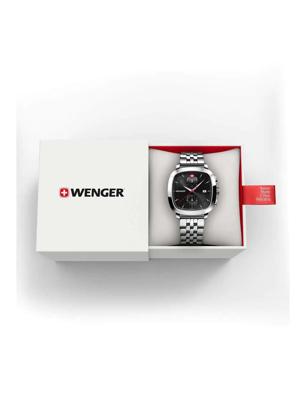 Wenger 01.1933.101 Mens Watch Vintage Classic Chronograph 40mm 5ATM