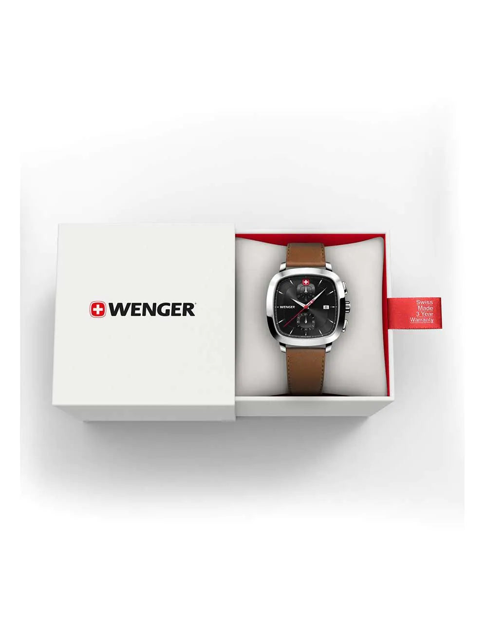 Wenger 01.1933.102 Mens Watch Vintage Classic Chronograph 40mm 5ATM