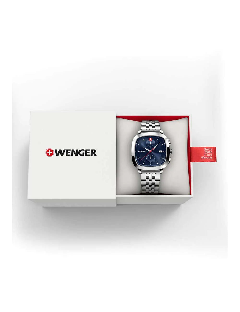 Wenger 01.1933.103 Mens Watch Vintage Classic Chronograph 40mm 5ATM