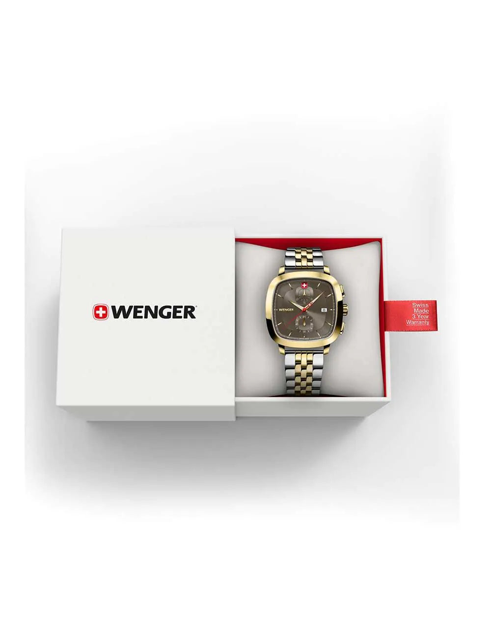 Wenger 01.1933.106 Mens Watch Vintage Classic Chronograph 40mm 5ATM