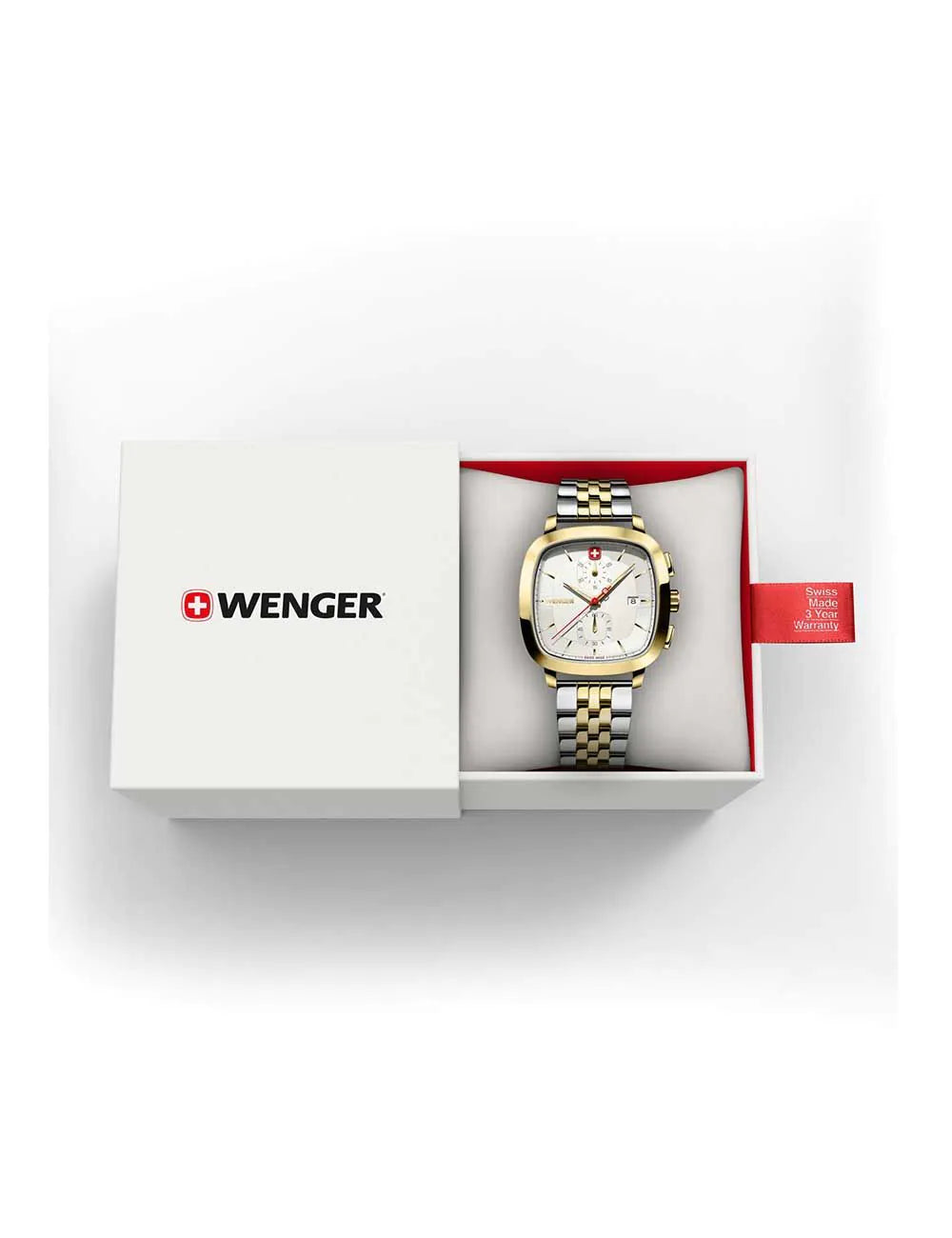 Wenger 01.1933.107 Mens Watch Vintage Classic Chronograph 40mm 5ATM