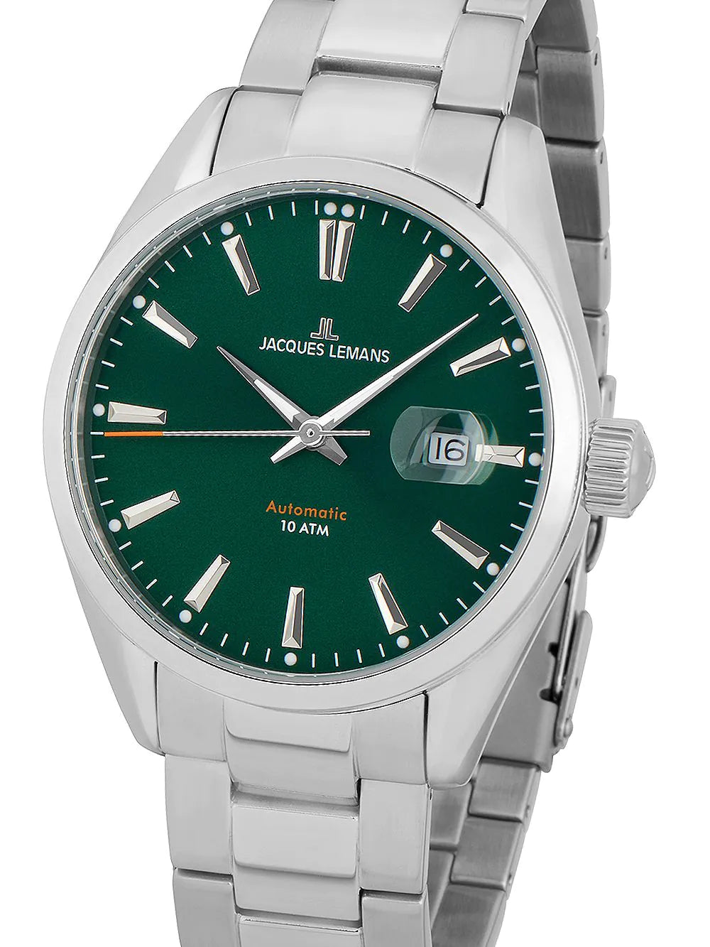 Jacques Lemans 1-1846F Derby Mens Watch Automatic 43mm 10 ATM