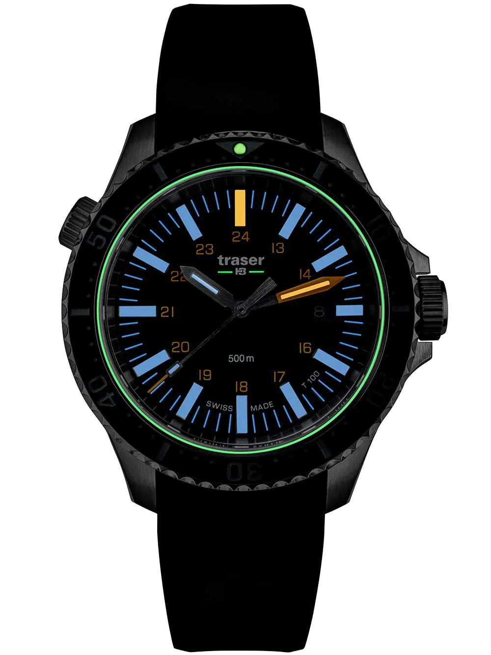 Traser H3 109371 P67 T100 SuperSub Blue 46mm 50ATM