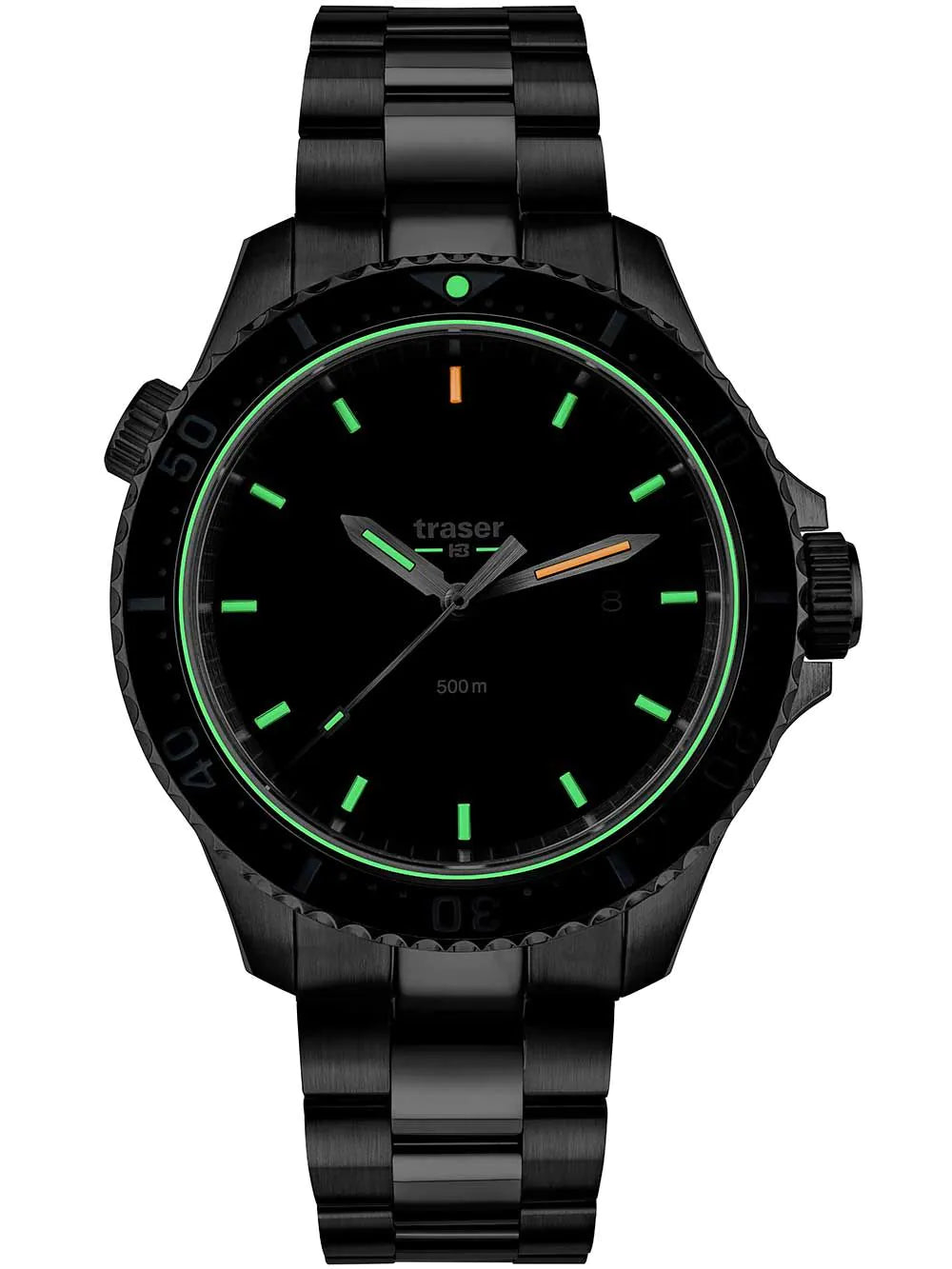 Traser H3 109378 P67 T25 SuperSub black 46 mm diver 50ATM