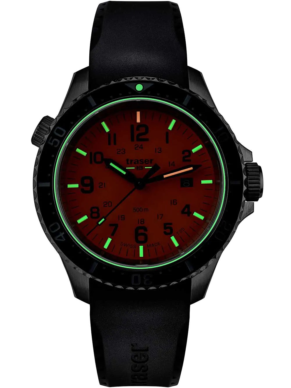 Traser H3 109380 P67 T25 SuperSub orange 46 mm diver 50ATM