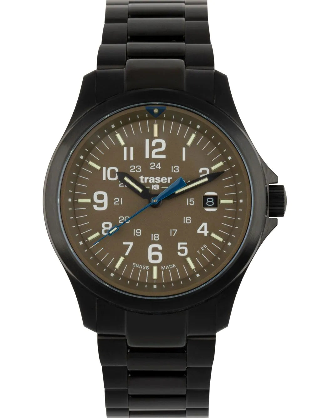 Traser H3 111076 Mens Watch P67 Officer Pro Khaki 42mm 10ATM