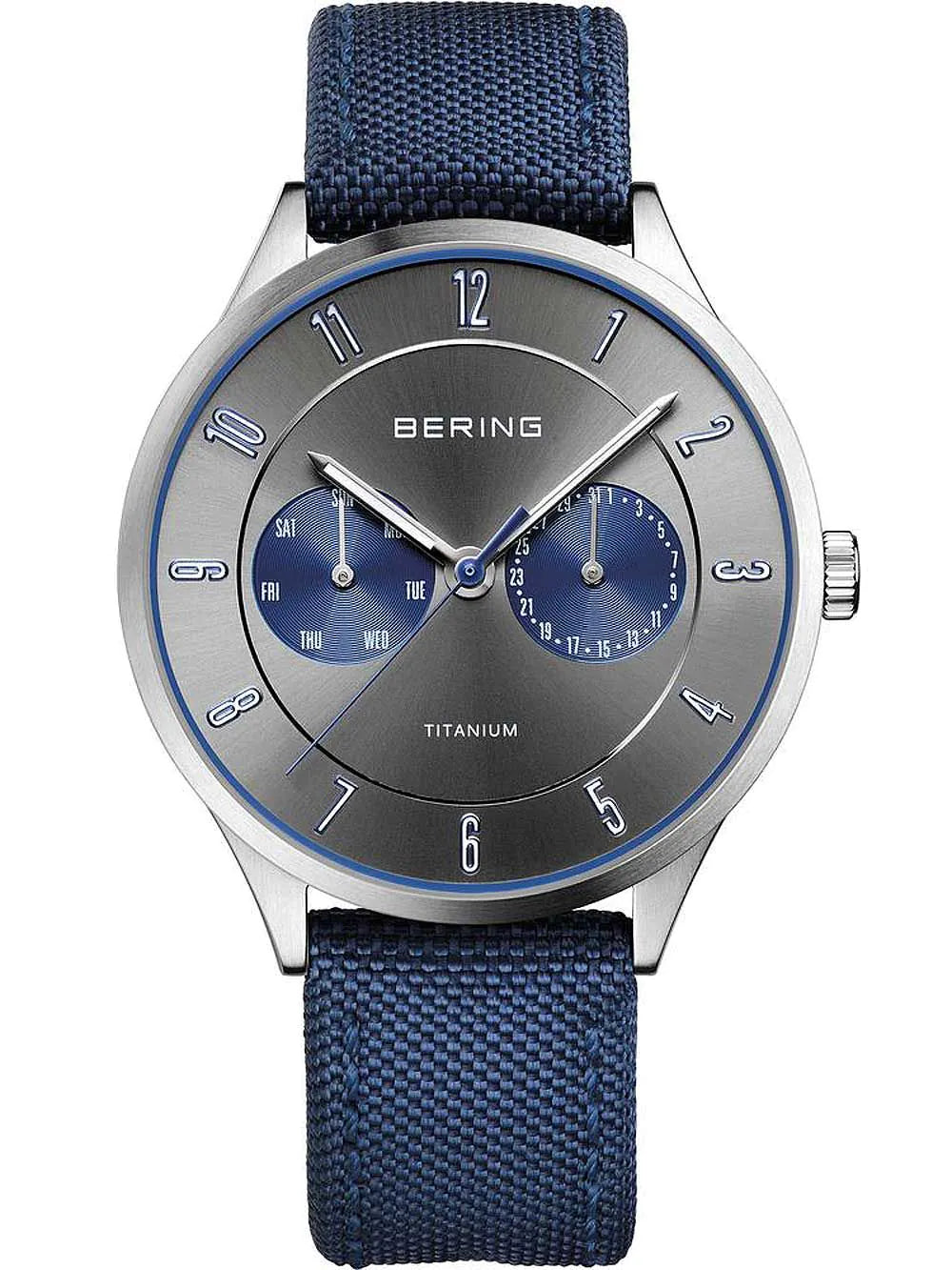 Bering 11539-873 titanium men`s watch 39mm 5ATM