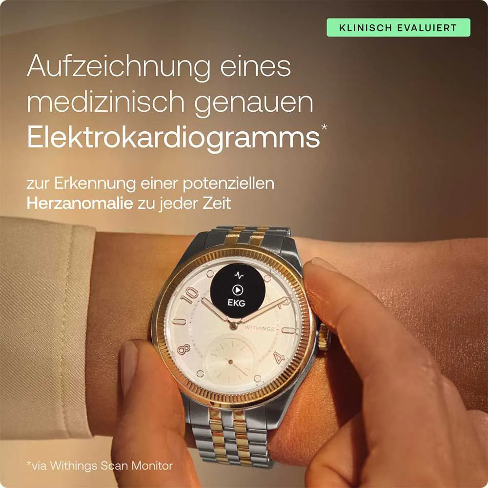 Withings HWA10-MODEL 11-ALL Scanwatch Nova Brilliant bi-color 39mm 5ATM