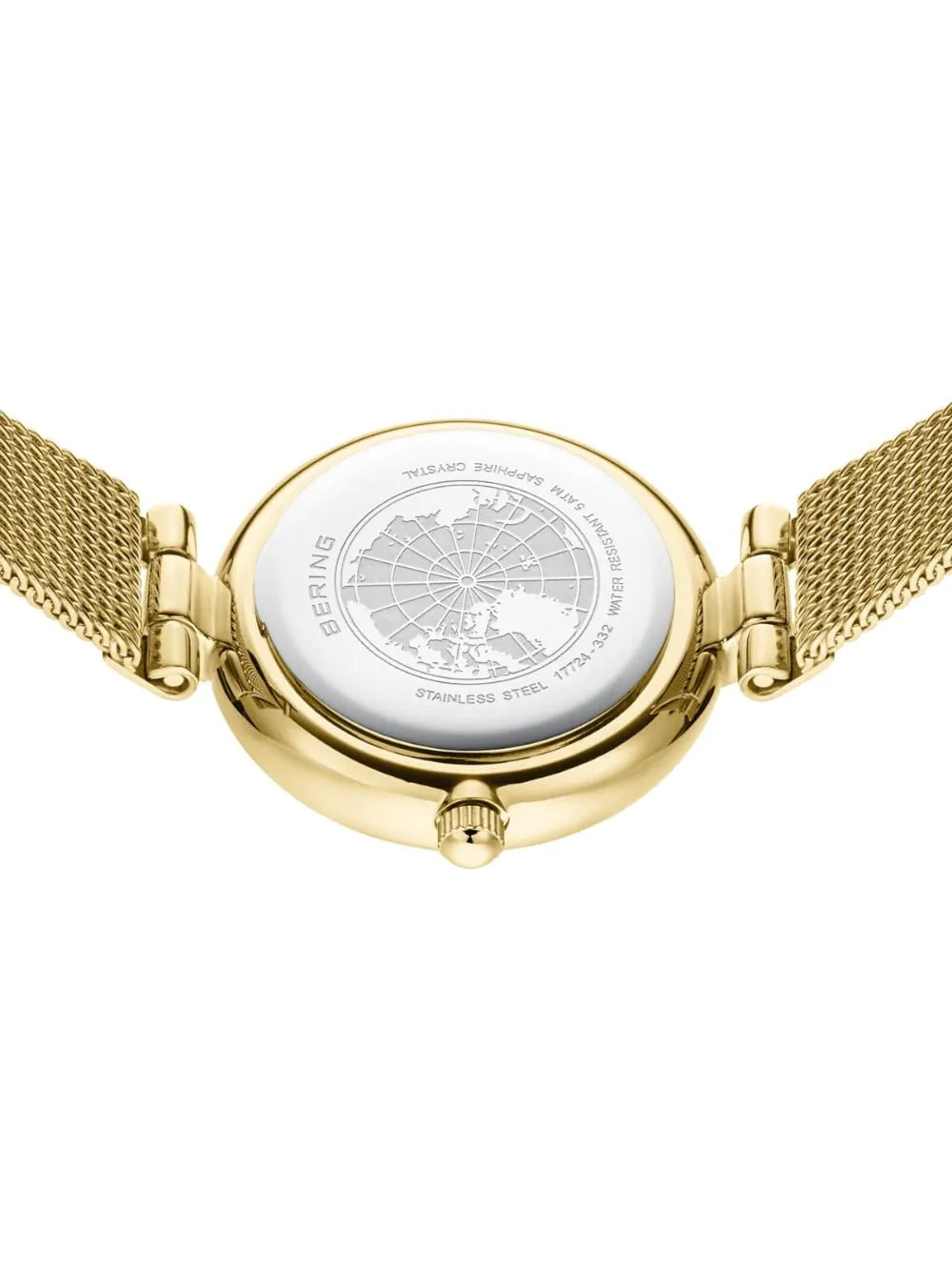 Bering 17724-332-GWP Ladies Watch Set Gold Classic 24mm 3ATM