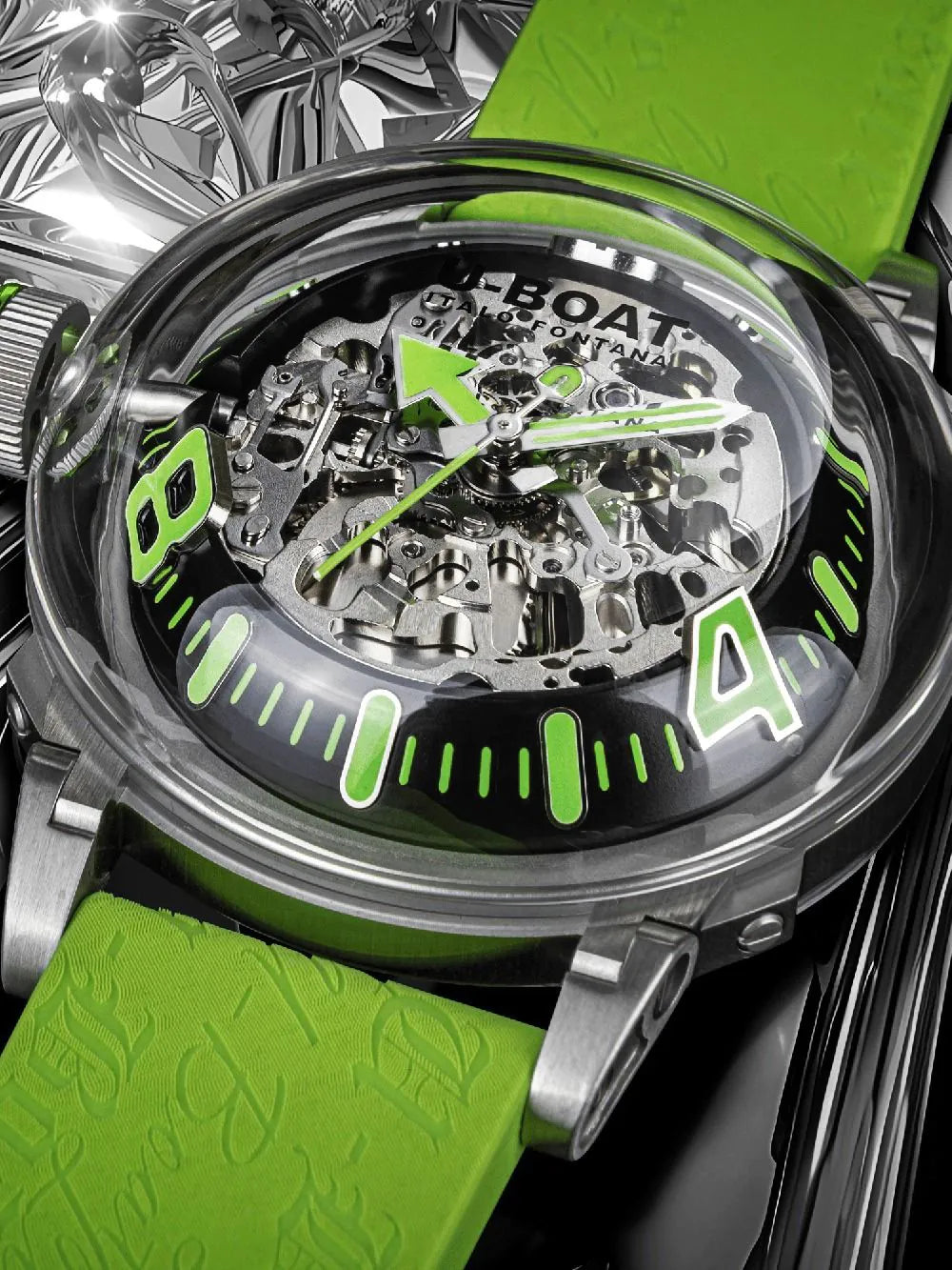 U-Boat 3344 Mens Watch U-65 Automatic 44mm 5ATM
