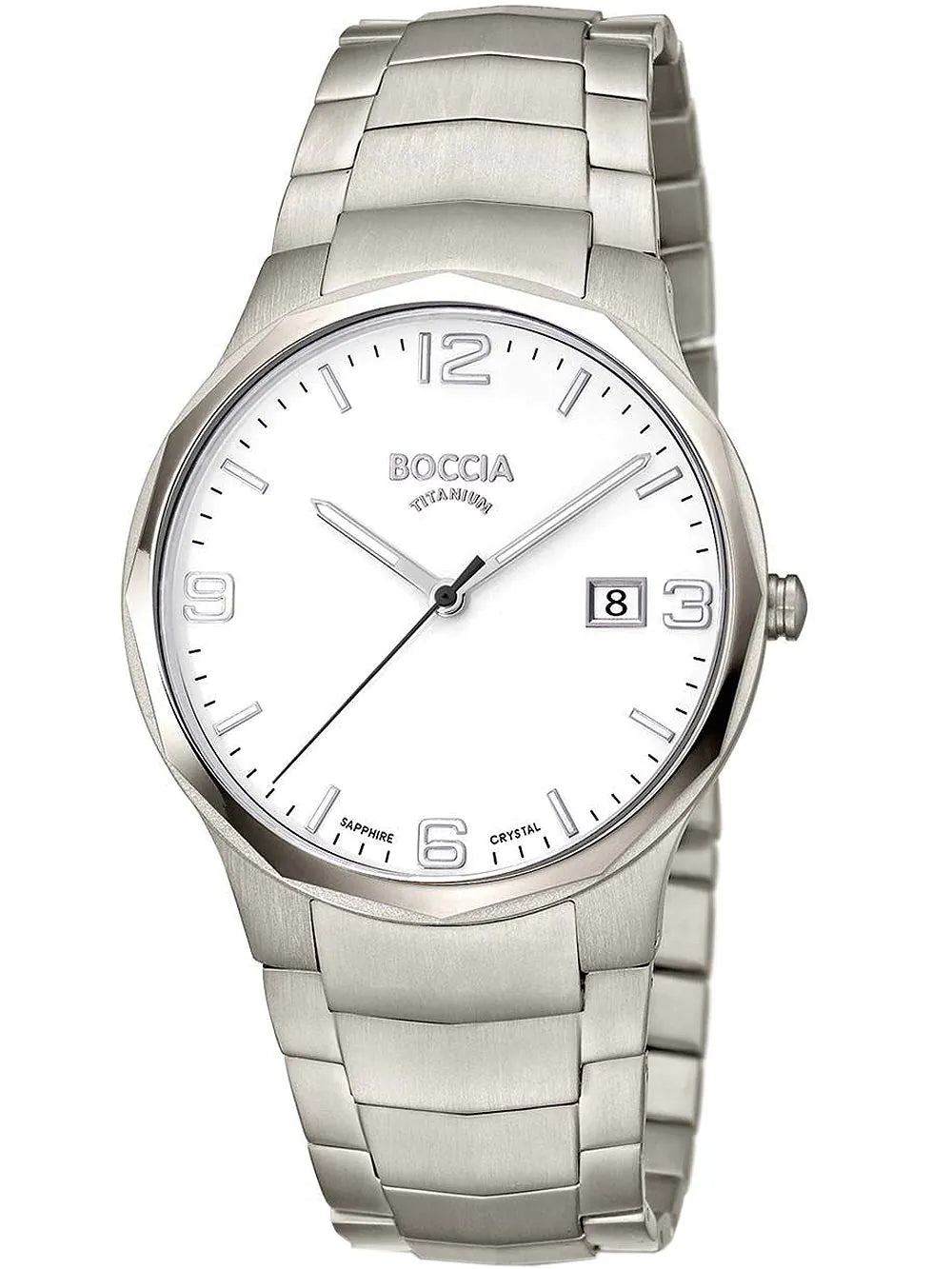 Boccia 3656-01 Men's Watch Titanium Mens Watch 39mm 5ATM