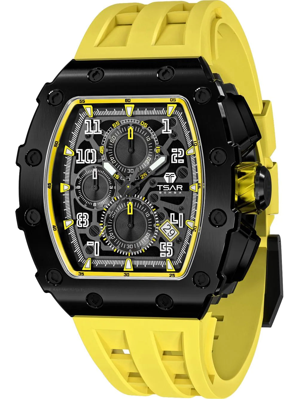 Tsar Bomba TB8204Q-07 Mens Watch Elementar Chronograph 44mm 5ATM