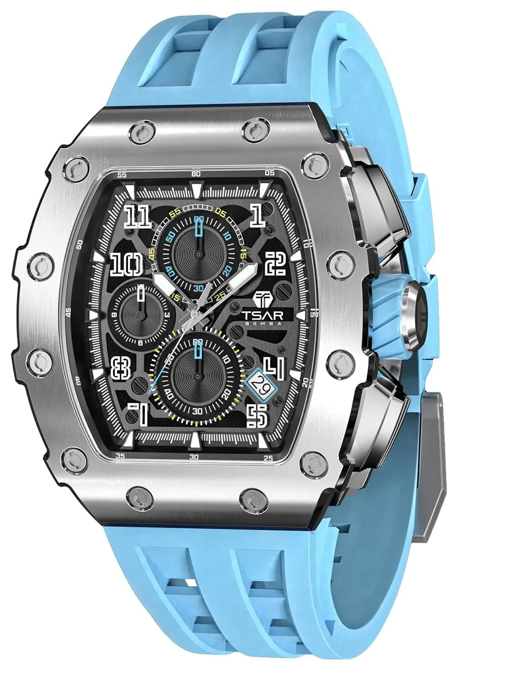 Tsar Bomba TB8204Q-36 Mens Watch Elementar Chronograph 44mm 5ATM