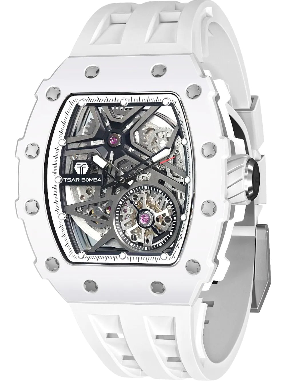 Tsar Bomba TB8209C-02 Mens Watch Elemental Ceramic Automatic 44mm 5ATM