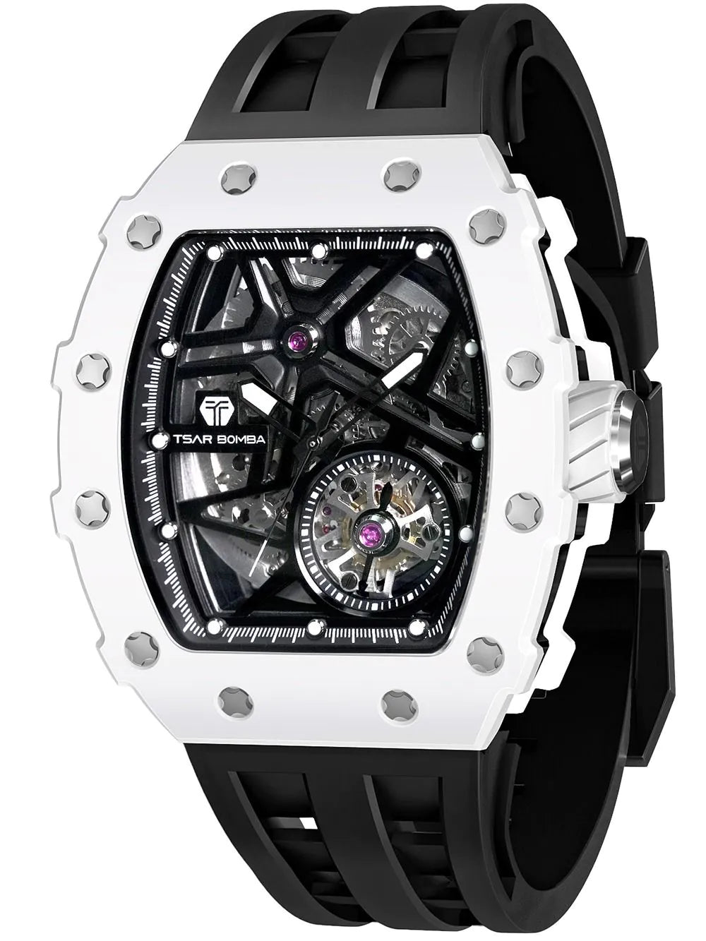 Tsar Bomba TB8209C-03 Mens Watch Elemental Ceramic Automatic 44mm 5 ATM