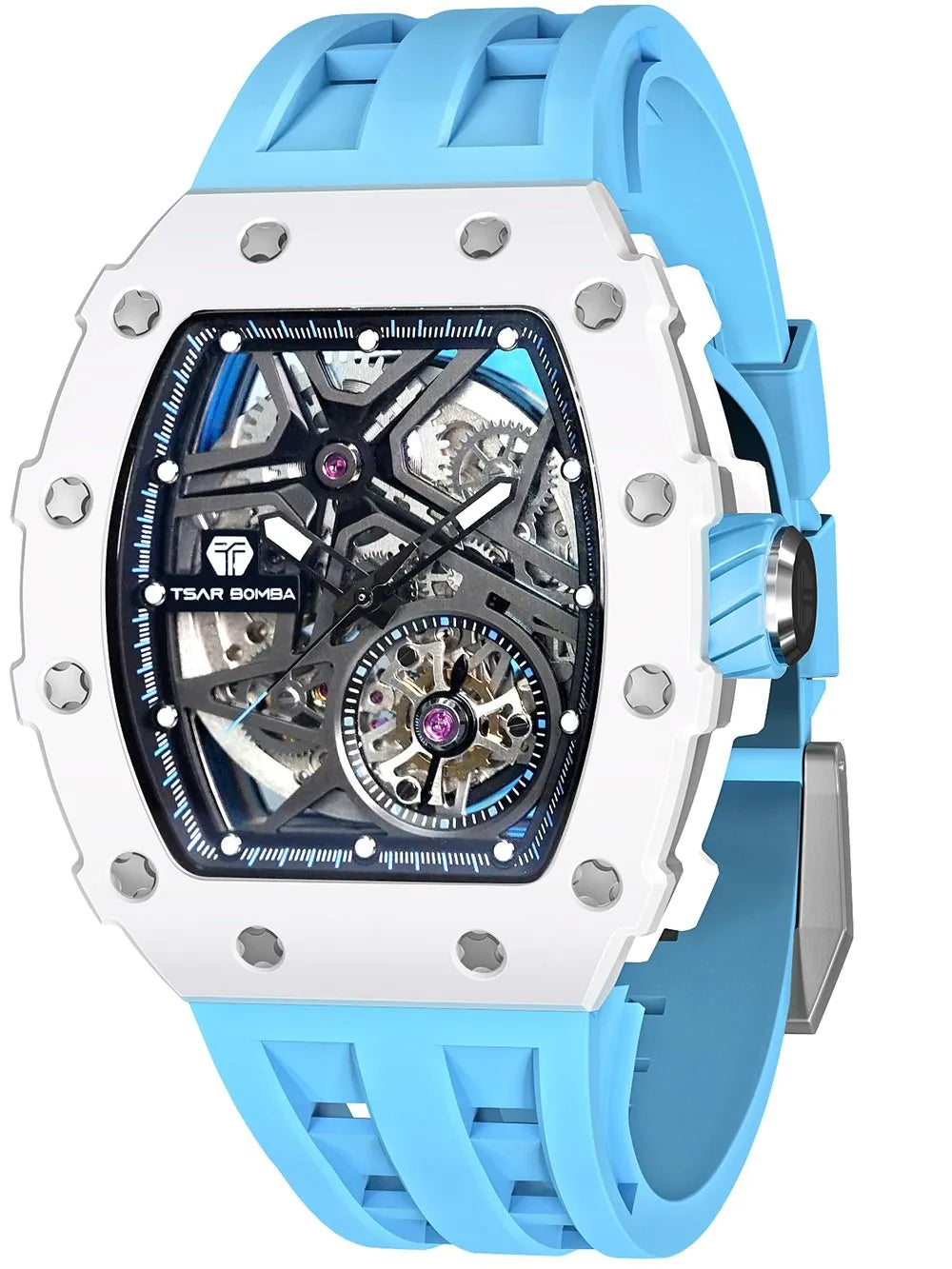 Tsar Bomba TB8209C-04 Mens Watch Elemental Ceramic Automatic 44mm 5 ATM