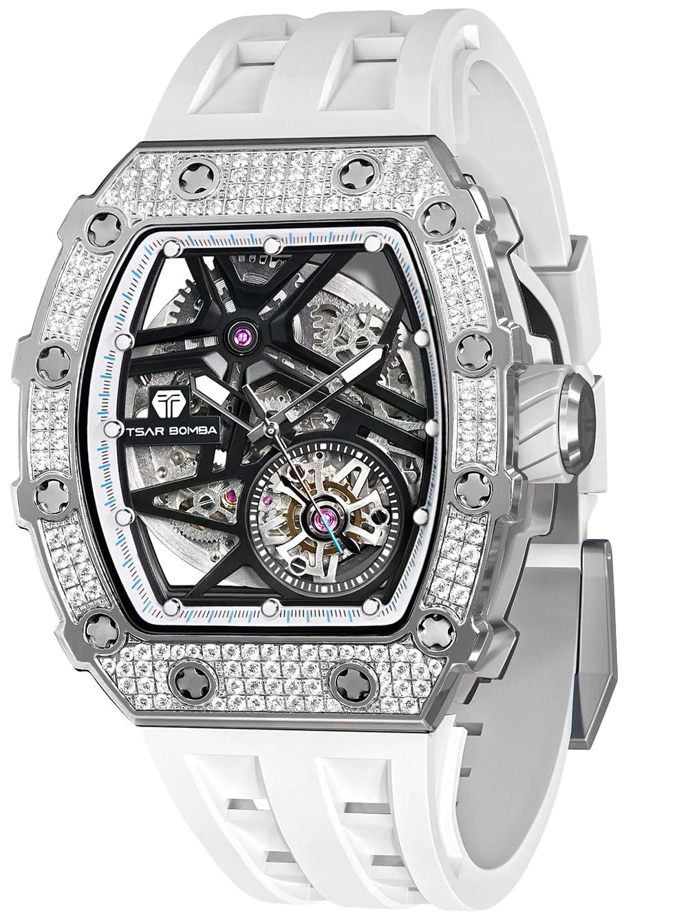 Tsar Bomba TB8209D-01 Mens Watch Elementar Zirconia Automatic 44mm 5ATM