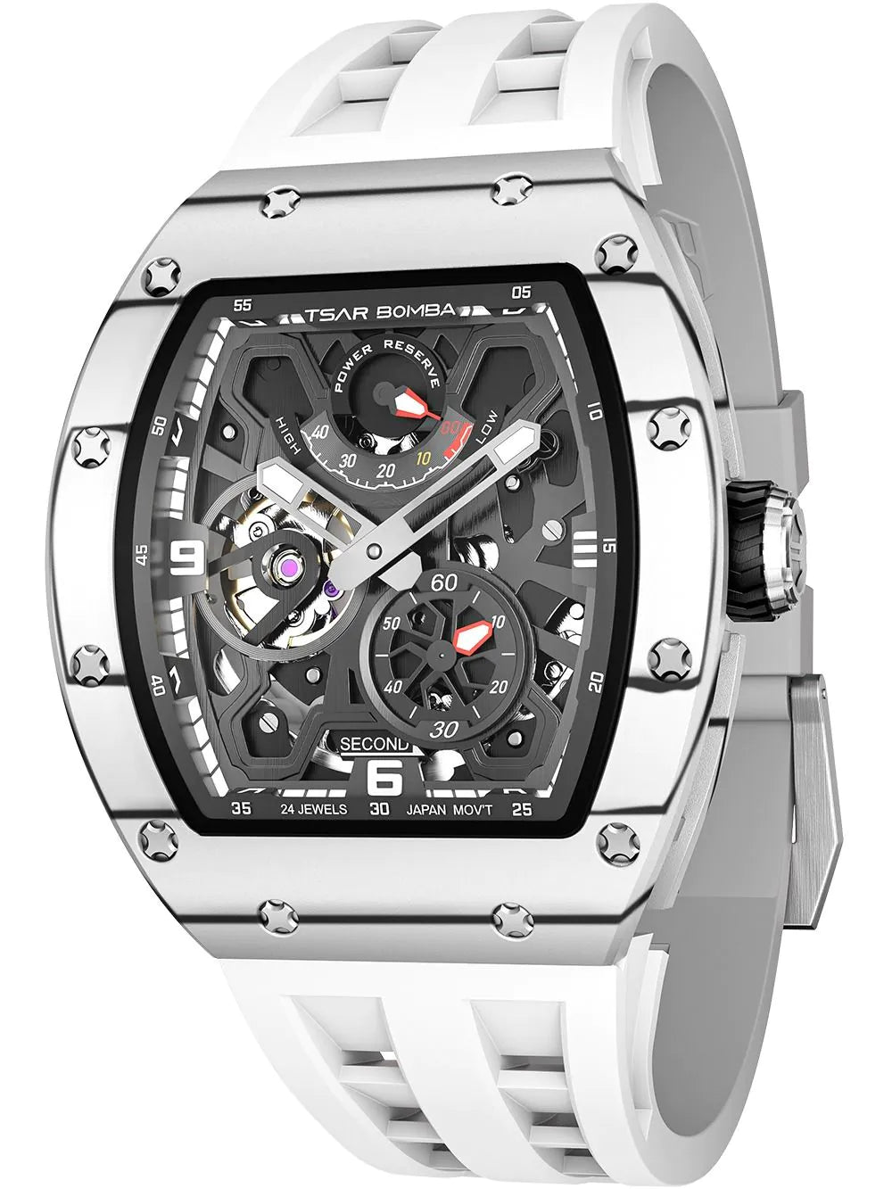 Tsar Bomba TB8212CF-01 Mens Watch Elementar Carbon Fiber Automatic 50mm 5ATM