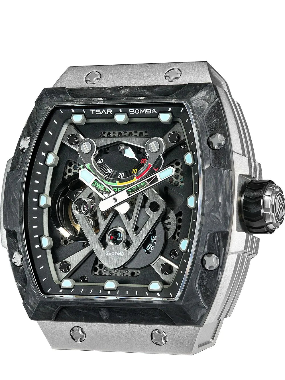 Tsar Bomba TB8216TF-01 Mens Watch Neutron Limited Edition Automatic 46mm 5ATM