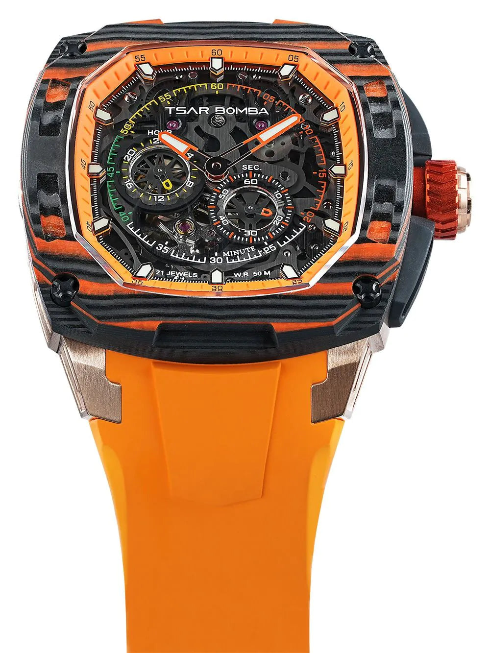 Tsar Bomba TB8601-03 Mens Watch Dark Matter 1 Interchangeable Automatic Watch 43mm 5ATM