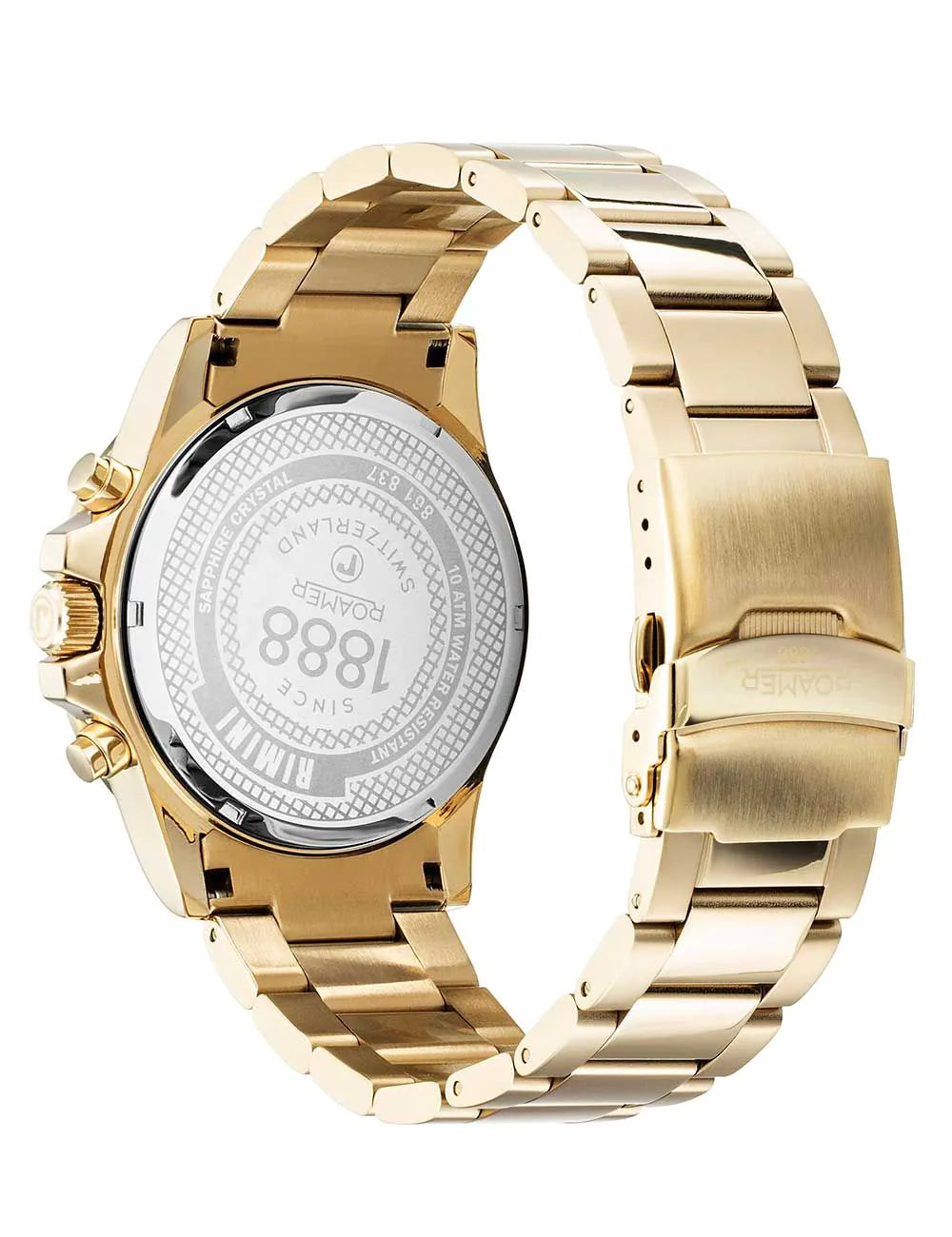 Roamer 861837 48 75 20 Mens Watch Rimini Chronograph 45mm 10ATM