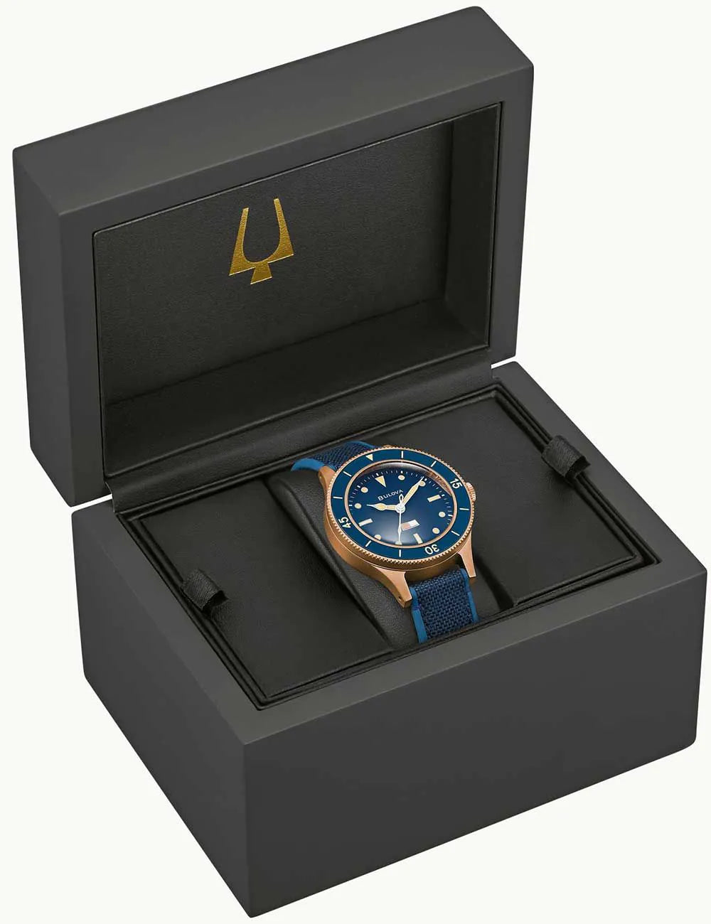 Bulova 98A325 Mens Watch MIL-SHIPS Bronze 150th Anniversary Automatic 41mm 20ATM