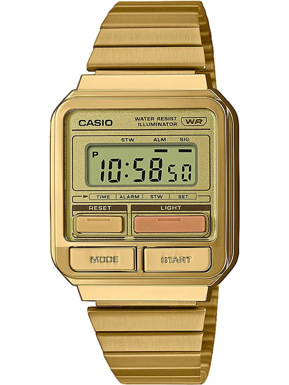 Casio A120WEG-9AEF Mens Watch Vintage Collection 34mm 1ATM