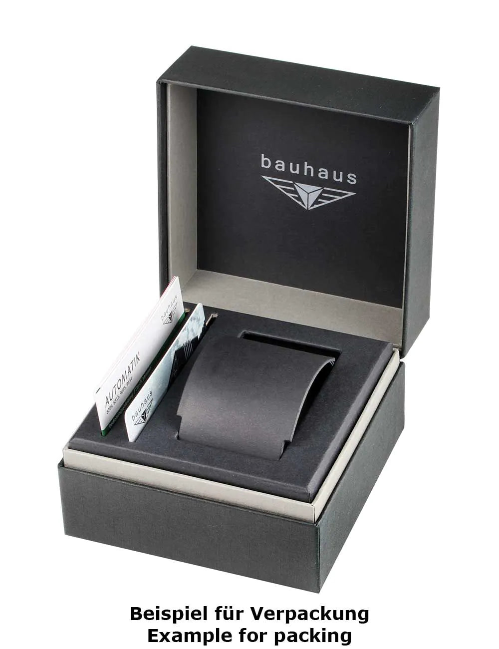 Bauhaus 2868-4 Mens Watch Aviation GMT Automatic Titanium 42mm 10ATM