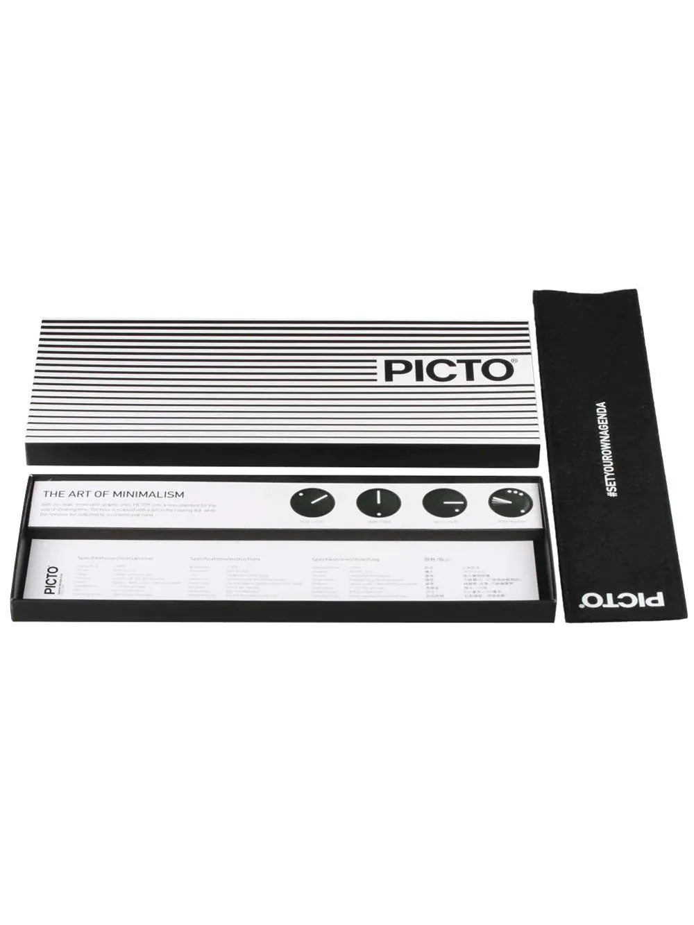 Picto 43388-4120B PICTO black and yellow 40mm 5ATM