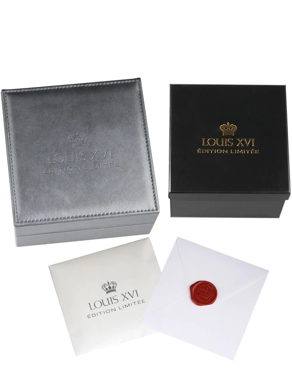 Louis XVI LXVI1127 Majeste Iced Out Chronograph Mens Watch 43mm 5ATM