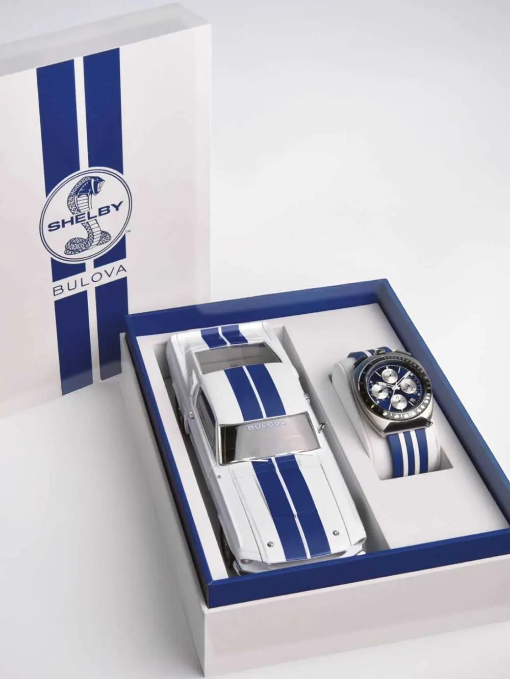 Bulova 98B452 Mens Watch Racing Shelby Limited Edition Chronograph 43mm 5ATM