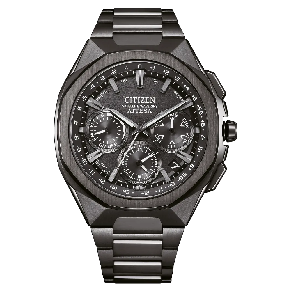 Citizen CC4105-69E Mens Watch Attesa Solar Satellite GPS Chrono 44mm 10ATM