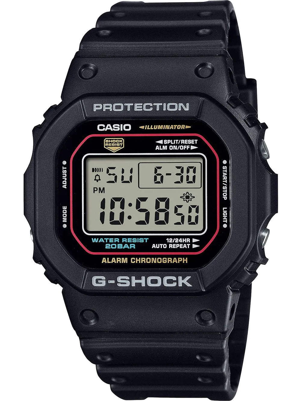 Casio DW-5600RL-1ER Mens Watch G-Shock Origin 43mm 20ATM