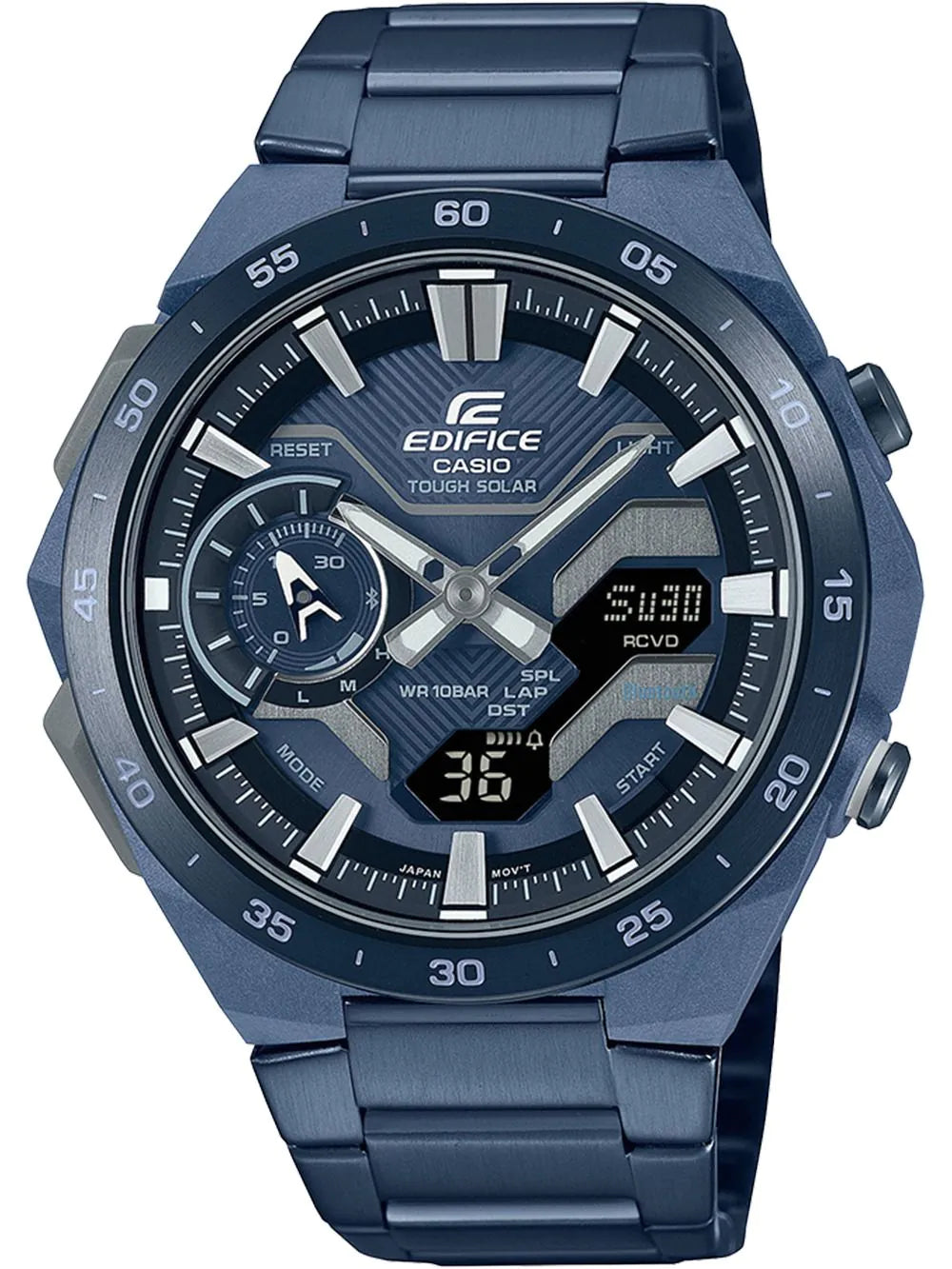Casio ECB-2200CB-2AEF Mens Watch Edifice Sospensione Solar 48mm 10ATM