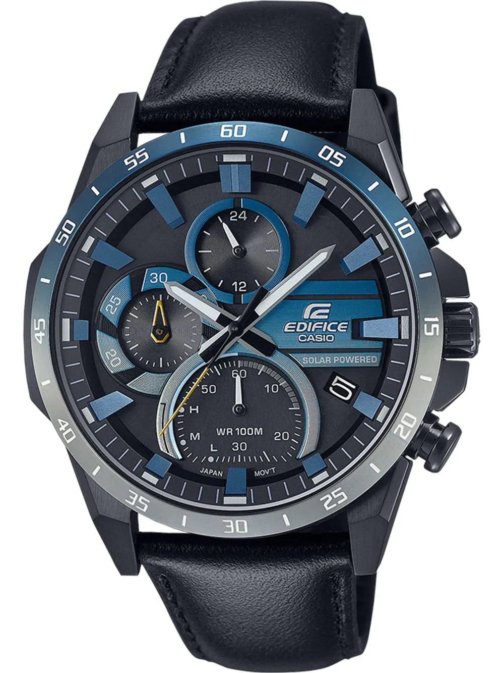 Casio EQS-940NL-1AVUEF Mens Watch Edifice Nighttime drive Chronograph Solar 50mm 10ATM