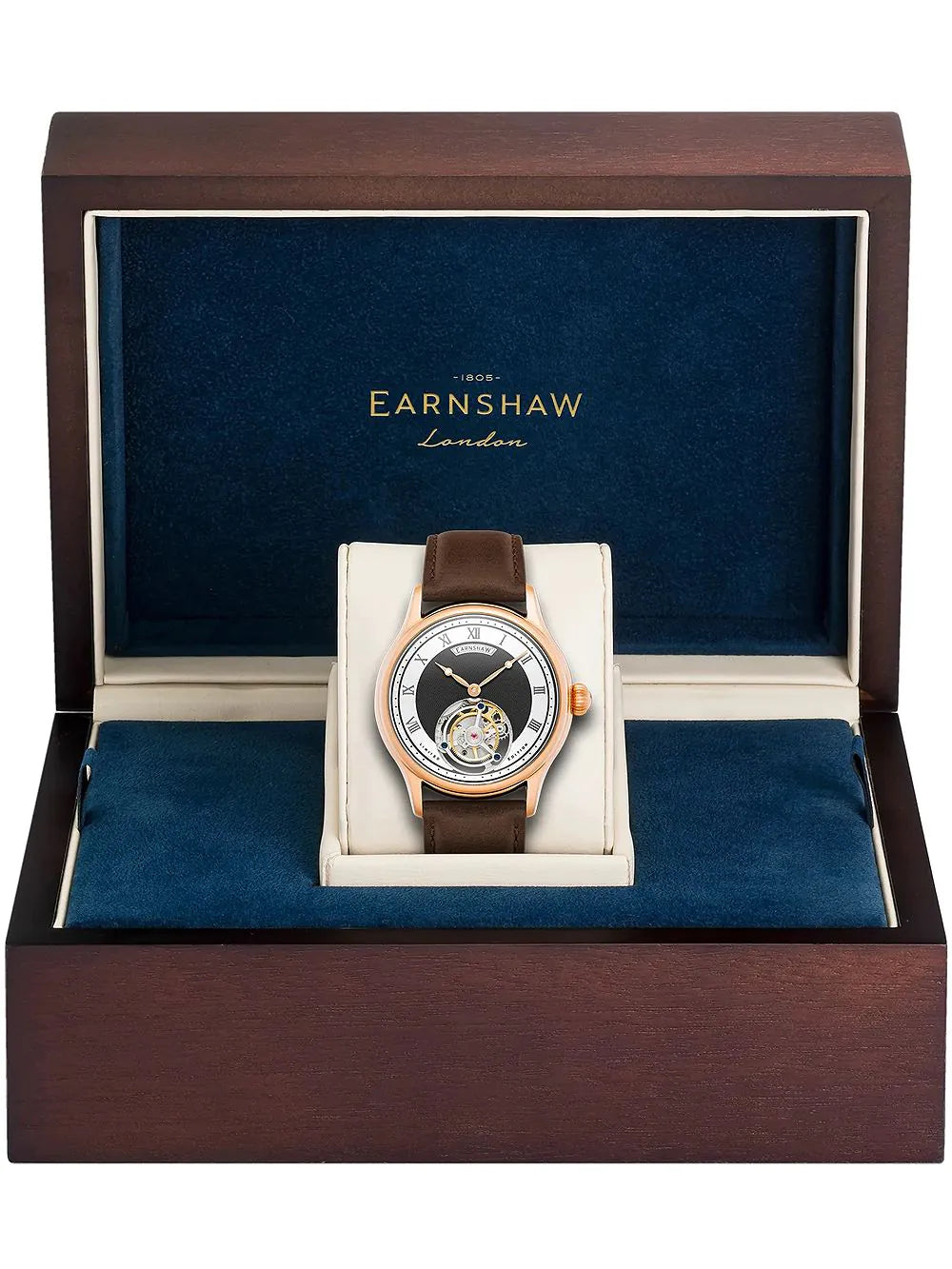 Thomas Earnshaw ES-8213-03 Palmerston Tourbillon Skeleton Mens Watch