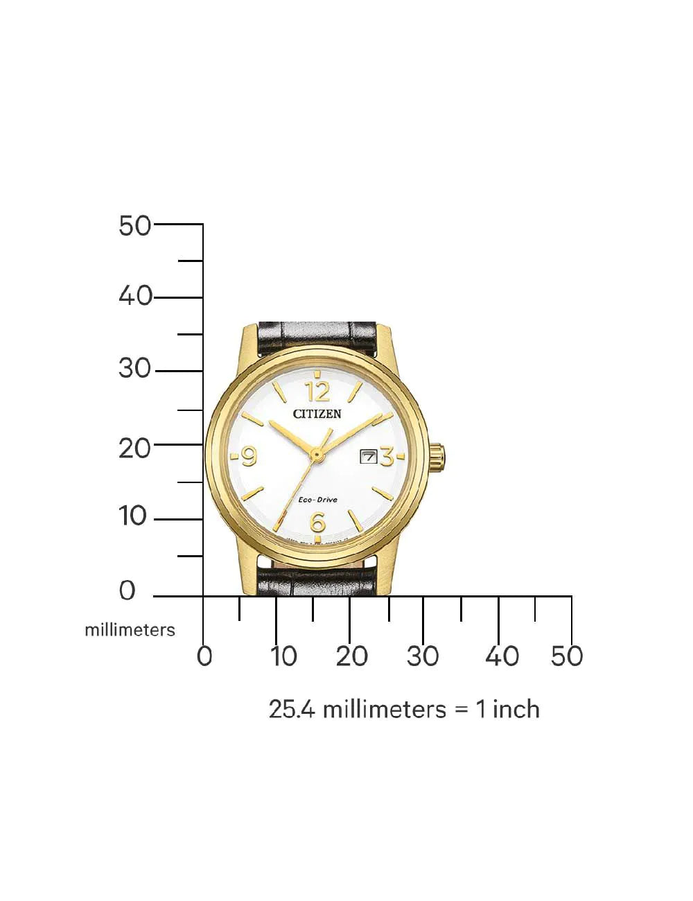 Citizen EW2722-01A Ladies Watch Eco-Drive 30,5mm 3ATM