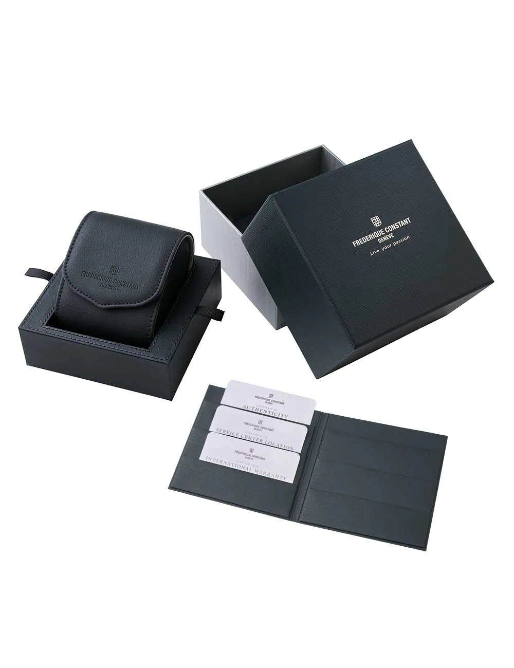 Frederique Constant FC-705GR4S6 Mens Watch Slimline Manufaktur Moonphase Automatic 42mm 3ATM