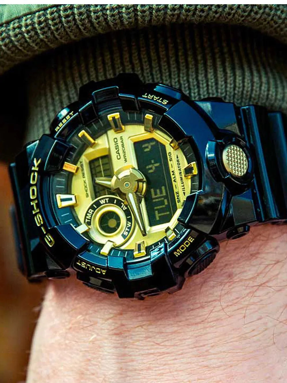 Casio GA-710GB-1AER G-Shock Mens Watch 53mm 20ATM