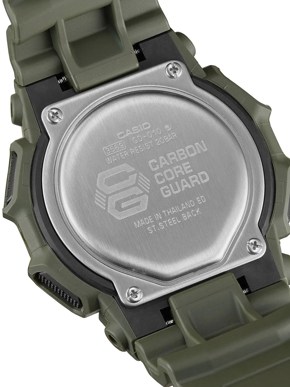 Casio GD-010-3ER Mens Watch G-Shock Classic 50mm 20ATM