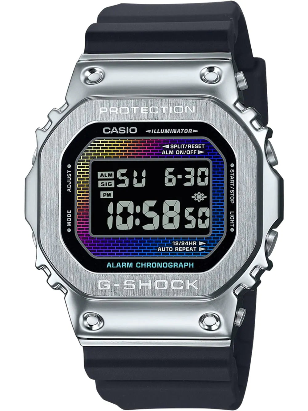 Casio GM-5600RW-1ER Mens Watch G-Shock G-Steel 43mm 20ATM