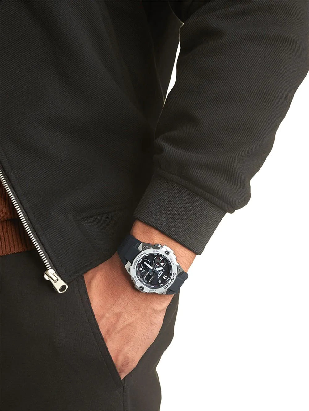 Casio GST-B400-1AER Mens Watch G-Shock G-Steel Radio Controlled Solar 50mm 20ATM
