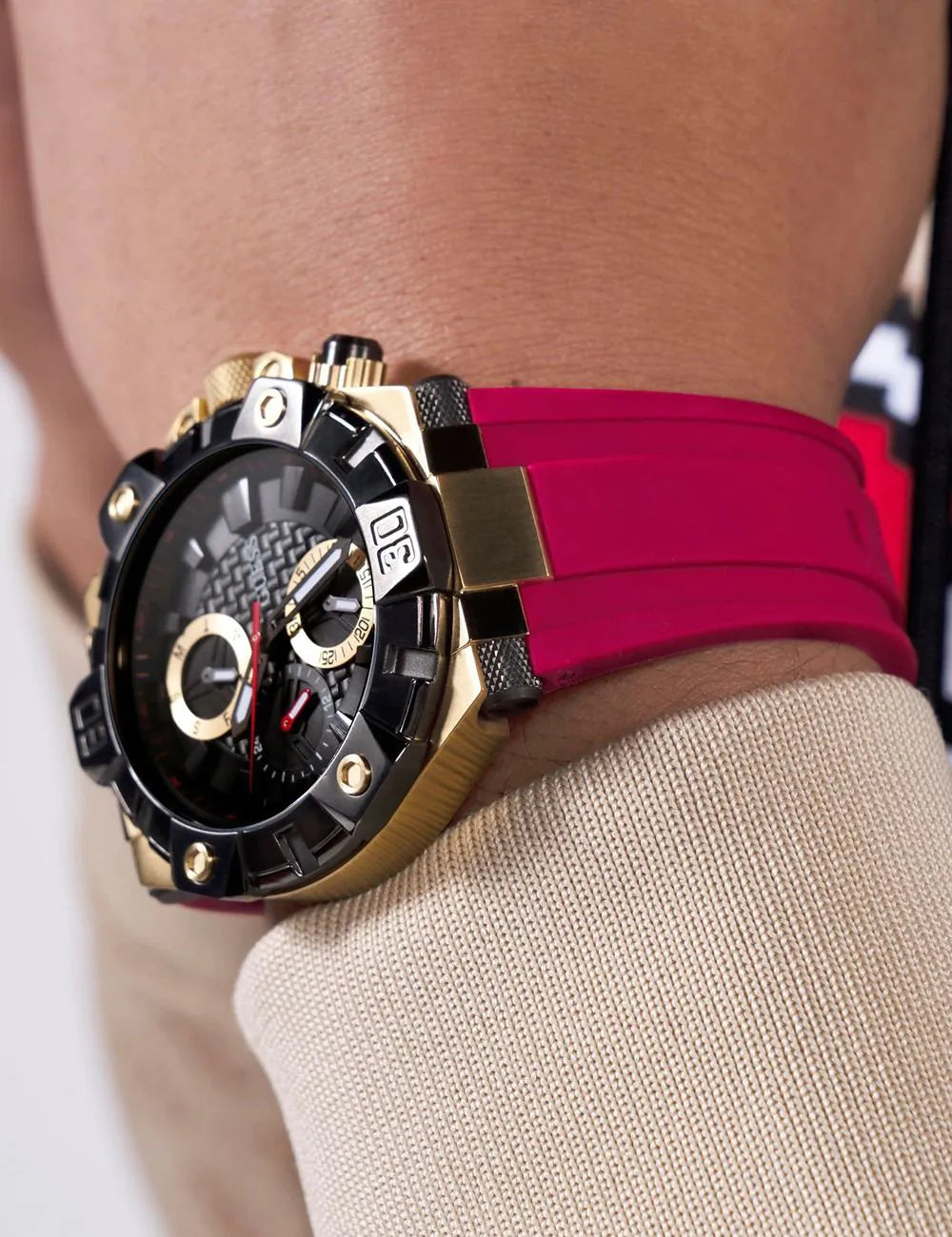 Guess GW0802G2 Mens watch Ignite 50mm 5ATM