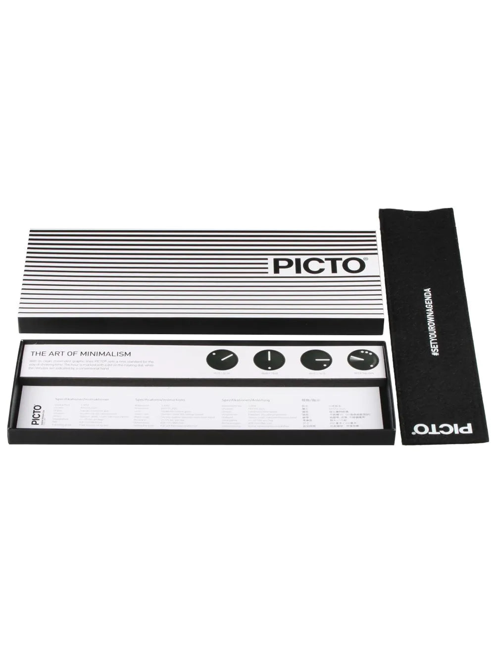 PICTO 43352-6220S Unisex Watch Go Grey 40mm 5ATM