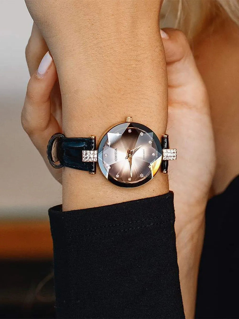 Jowissa J5.651.M Facet Strass ladies 29mm 5ATM