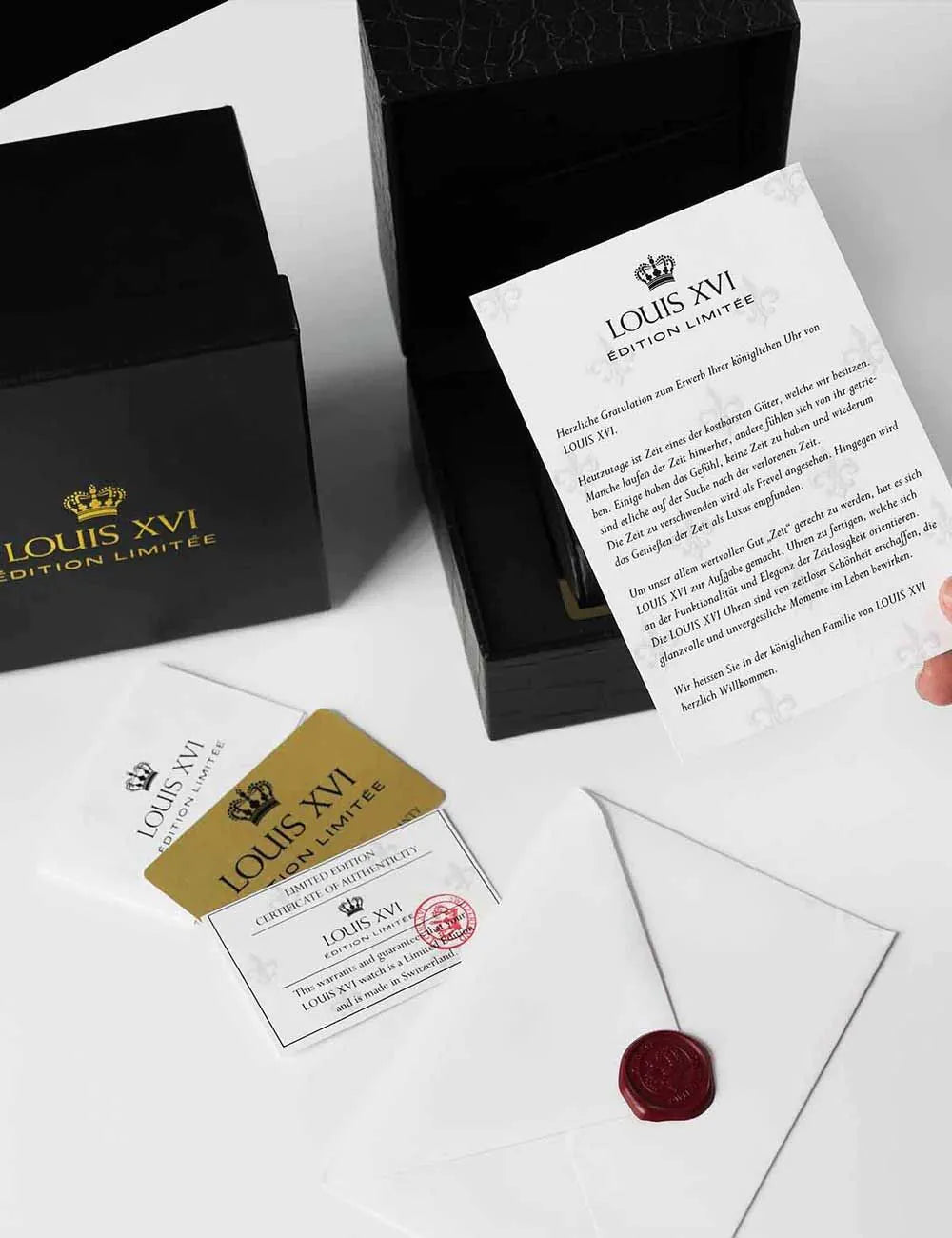 Louis XVI XLXVI1133 Mens Watch Majesté Iced Out Baguette 43mm 5ATM