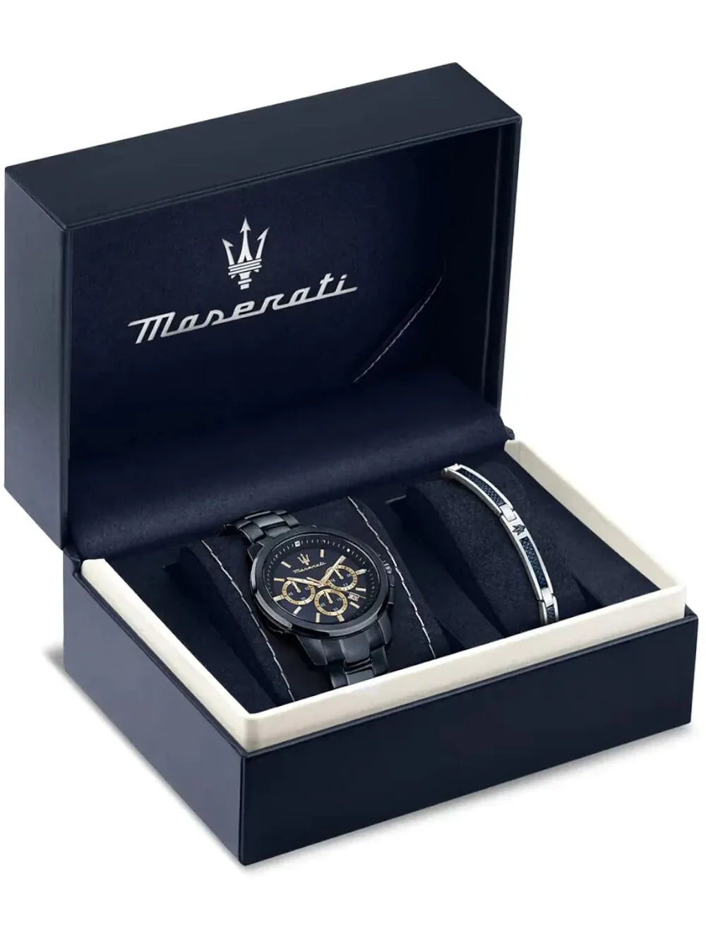 Maserati R8873621042 Mens Watch Successo Chronograph Set 44mm 5ATM