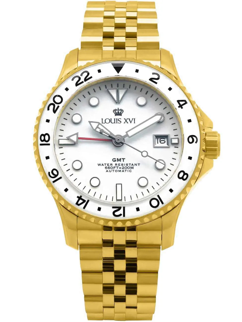 Louis XVI LXVI1431 Mens Watch Mirabeau Automatic GMT 41mm 20ATM