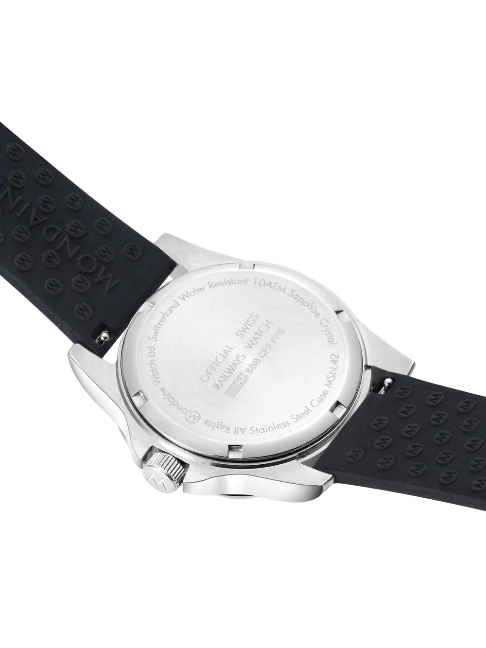 Mondaine MSN.42120.RB Mens Watch Numeri 42mm 10ATM