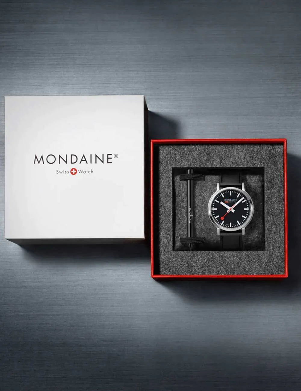 Mondaine MST.41020.LBV.2SE Mens Watch SBB Stop2Go 41mm 3ATM